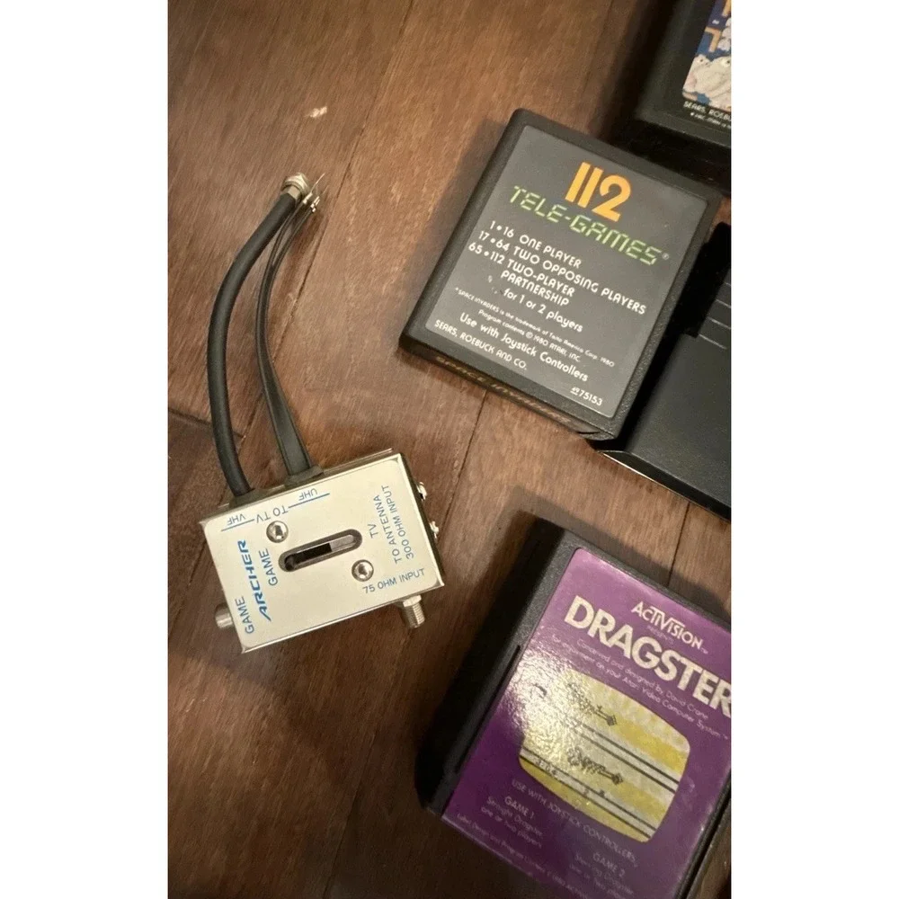 Atari 2600 System Bundle with Console, 9 Games, Joysticks, Paddles,‎ and More